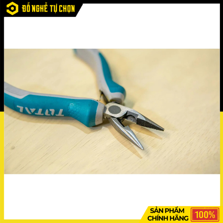 Kìm Mũi Nhọn Mini 115mm Total THTMN256 – Gọn Nhẹ, Chính Xác, Dễ Thao Tác | Hàng Chính Hãng, Có VAT