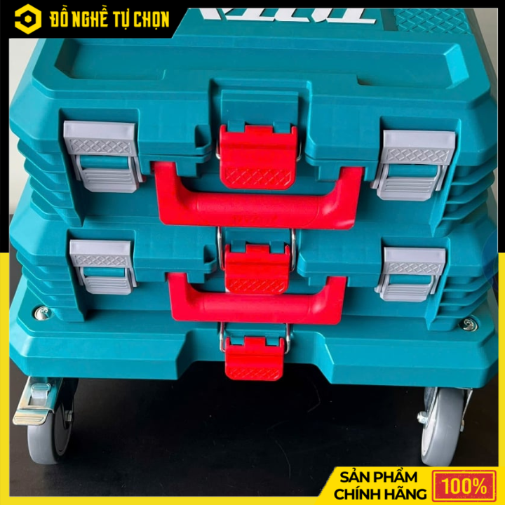 Xe Đẩy 4 Bánh Total THTWB61001 Kết Nối Thùng Đồ Nghề SUPER | Hàng Chính Hãng, Có VAT