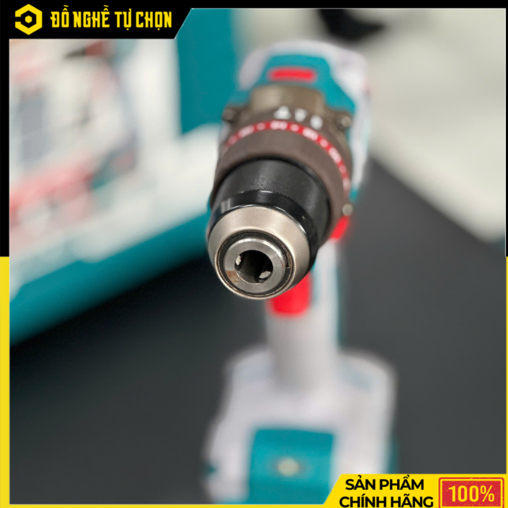 Máy khoan búa không chổi than dùng pin 42V Total TIDLI426981