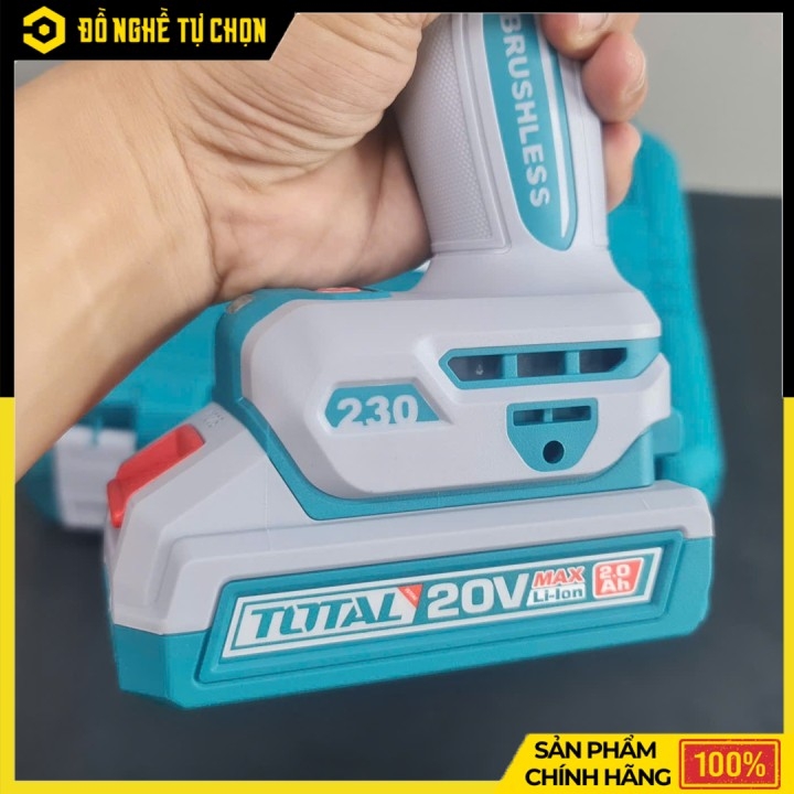 Máy siết vít & buloong không chổi than dùng pin 20V Total TIWLI20236