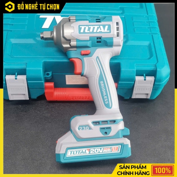 Máy siết vít & buloong không chổi than dùng pin 20V Total TIWLI20236