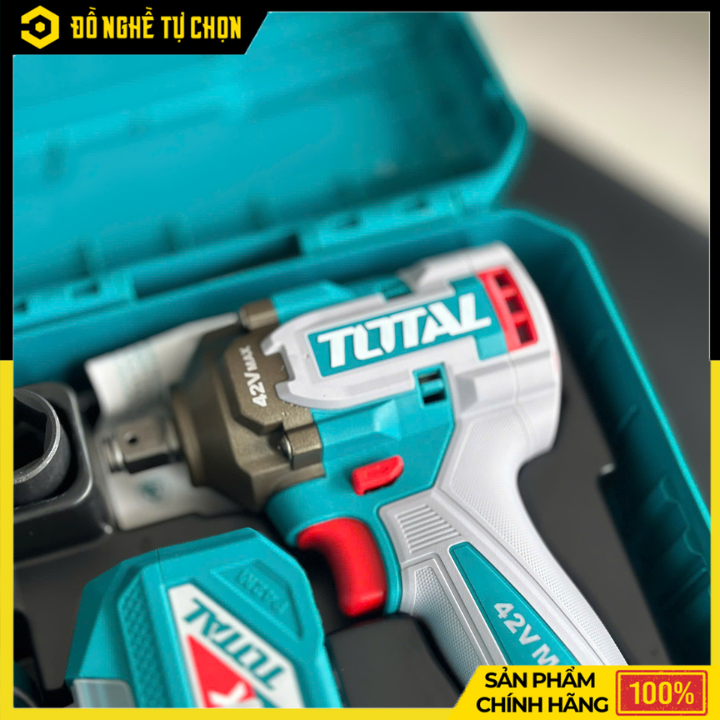 Máy siết buloong không chổi than dùng pin 42V Total TIWLI42461