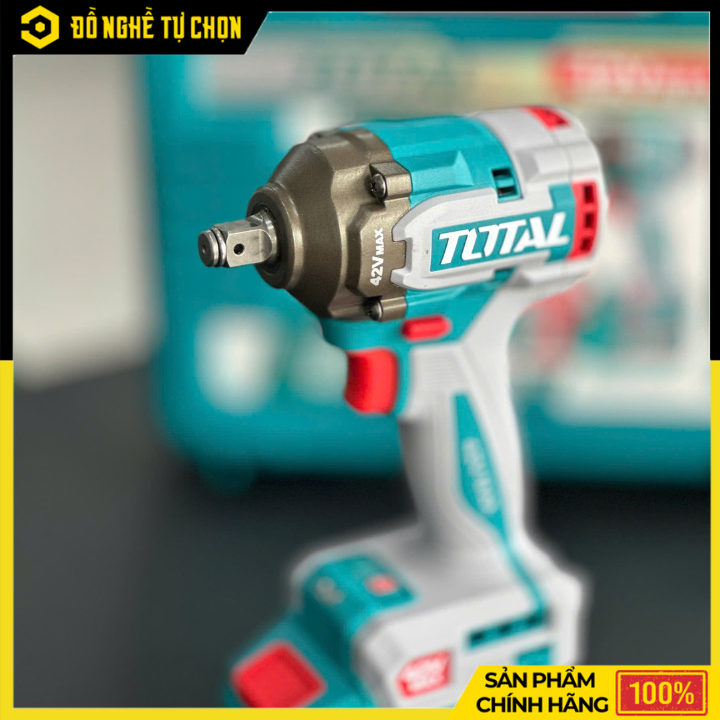 Máy siết buloong không chổi than dùng pin 42V Total TIWLI42461
