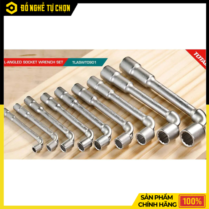 Bộ 9 Chìa Vặn Góc L Total TLASWT0901 – Cứng Cáp, Đa Kích Thước, Dùng Bền Lâu | Hàng Chính Hãng, Có VAT