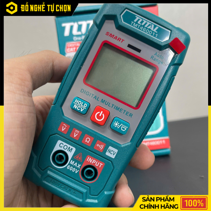 Đồng Hồ Đo Điện Vạn Năng Total TMT460011 – Đo Chính Xác, Hiển Thị Rõ Nét, Dễ Sử Dụng | Hàng Chính Hãng, Có VAT