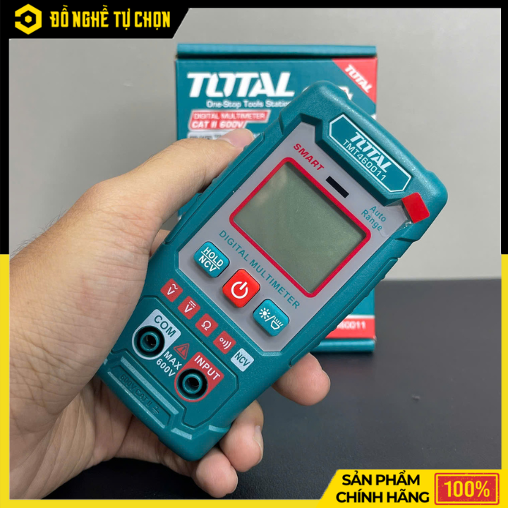 Đồng Hồ Đo Điện Vạn Năng Total TMT460011 – Đo Chính Xác, Hiển Thị Rõ Nét, Dễ Sử Dụng | Hàng Chính Hãng, Có VAT