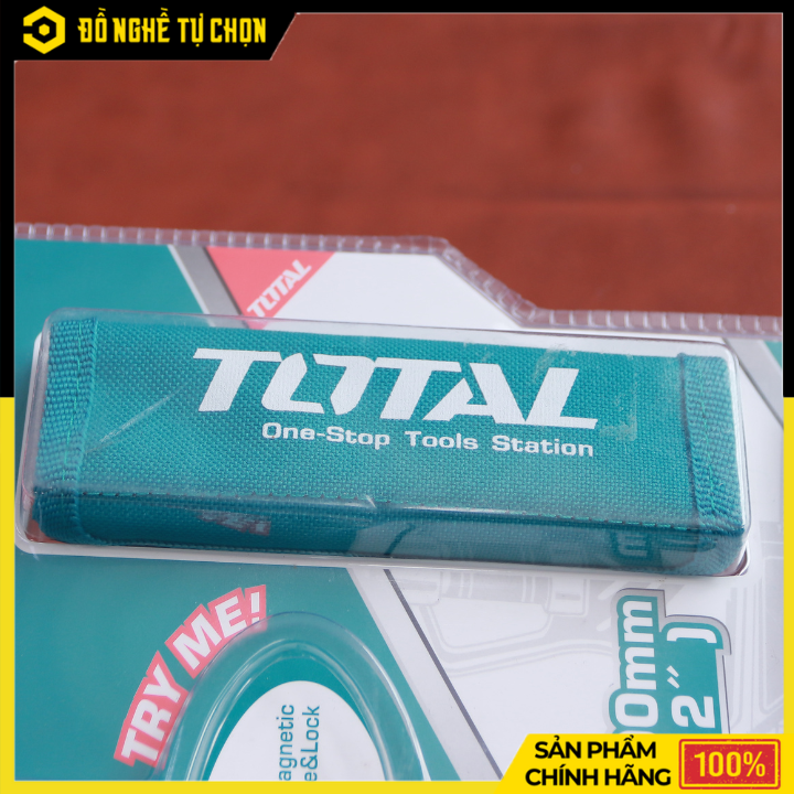 Thước Vuông Kết Hợp Total TMT653005 – 300mm (12”) – Lưỡi Inox Chống Gỉ – Có Nút Khóa Từ Tính – Hàng Chính Hãng Có VAT