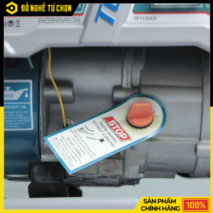 Máy Phát Điện Xăng 1.2kW Total TP115005 4 Thì OHV | Hàng Chính Hãng, Có VAT
