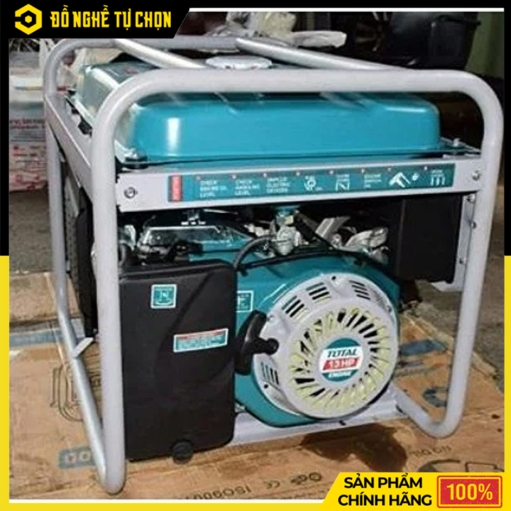 MÁY PHÁT ĐIỆN DÙNG XĂNG TOTAL TP130005 – 3KW, KHỞI ĐỘNG GIẬT NỔ, BỀN BỈ – TIẾT KIỆM NHIÊN LIỆU