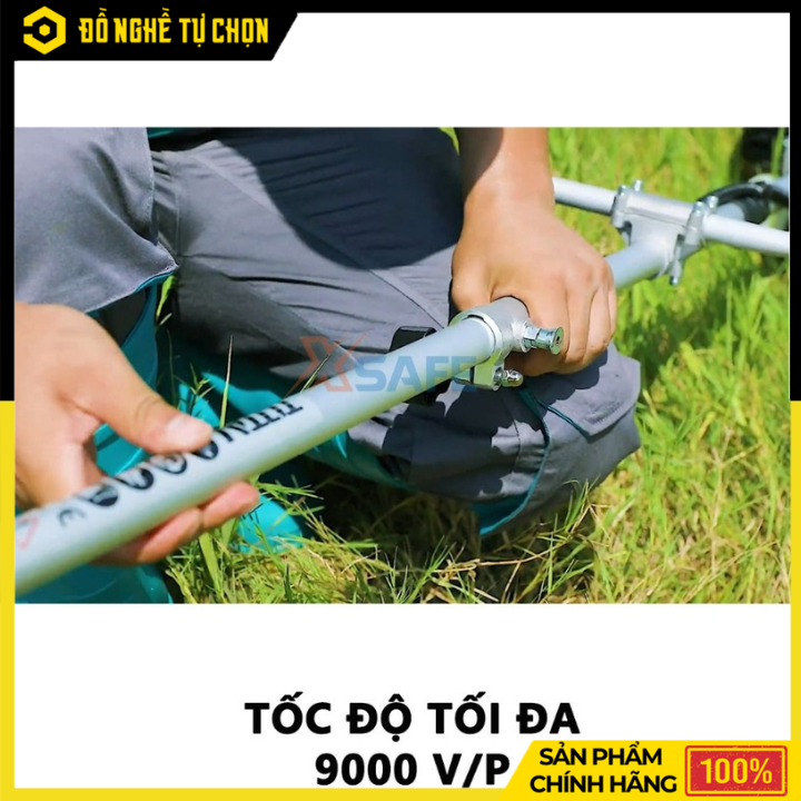 Máy cắt cỏ xăng Total TP5434421 – Hiệu suất mạnh mẽ, cắt cỏ nhanh, bền bỉ theo thời gian - Hàng Chính Hãng, Có VAT