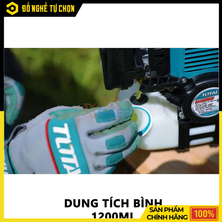 Máy cắt cỏ xăng Total TP5434421 – Hiệu suất mạnh mẽ, cắt cỏ nhanh, bền bỉ theo thời gian - Hàng Chính Hãng, Có VAT