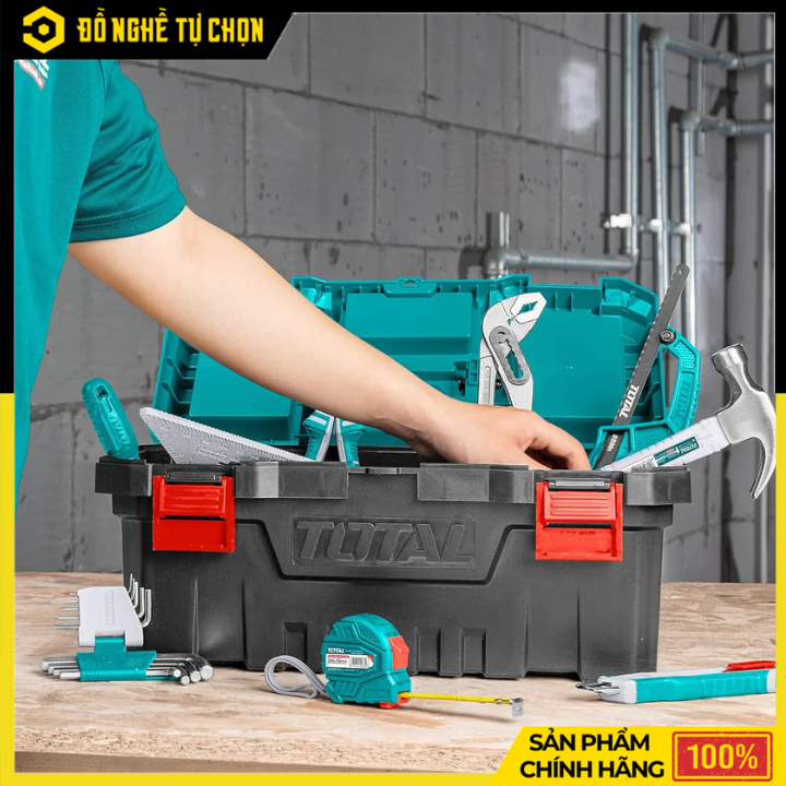 Hộp Nhựa Đựng Công Cụ 17 Inch Total TPBX0171 – Bền Bỉ, Tiện Lợi, Dung Tích Lớn | Hàng Chính Hãng, Có VAT