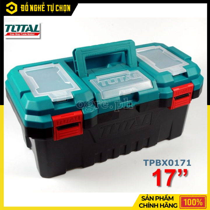 Hộp Nhựa Đựng Công Cụ 17 Inch Total TPBX0171 – Bền Bỉ, Tiện Lợi, Dung Tích Lớn | Hàng Chính Hãng, Có VAT