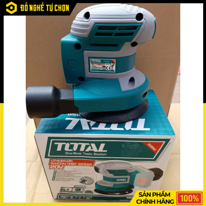 Máy Chà Nhám Tròn Pin 20V Total TROSLI2001 – Chà Mịn Nhanh, Làm Việc Linh Hoạt | Hàng Chính Hãng, Có VAT