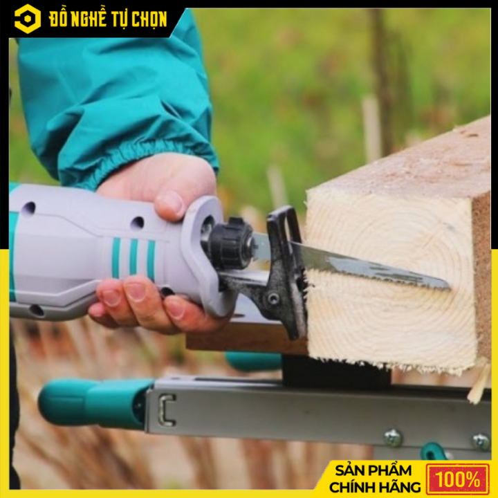 Máy Cưa Kiếm Cầm Tay Dùng Điện Total TS100756 – 750W – Tốc Độ 900–3300 Vòng/Phút – Cắt Gỗ 115mm – Hàng Chính Hãng Có VAT