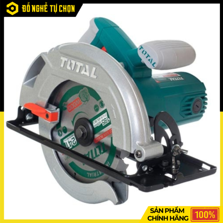 Máy Cưa Đĩa Tròn 185mm Total TS1161856 – Công Suất 1600W, Cắt Mạnh Mẽ, Chính Xác | Hàng Chính Hãng, Có VAT