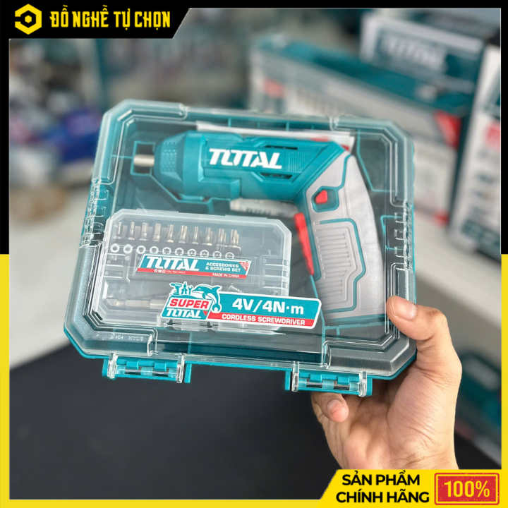 Máy siết vít dùng pin Lithium 4V Total TSDLI04425