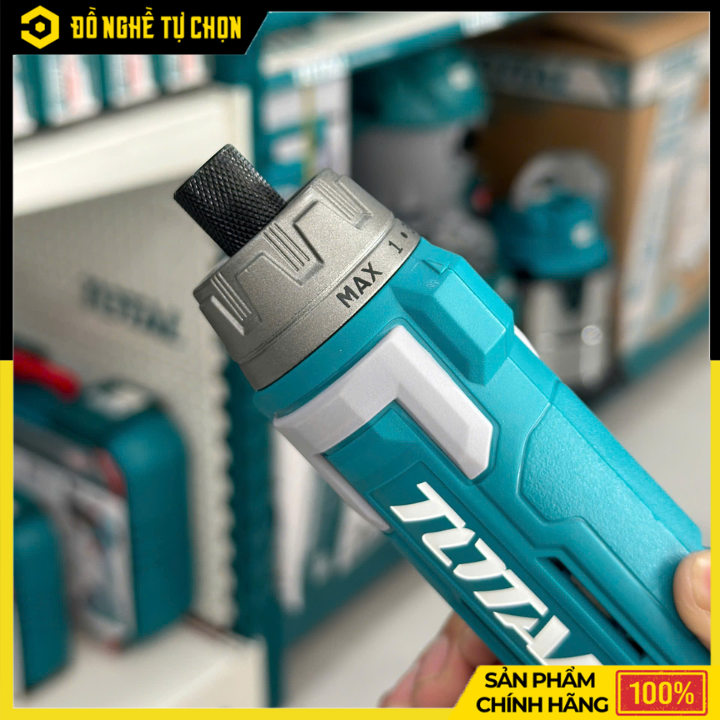 Máy siết vít cầm tay dùng pin Lithium-ion - Hiệu Total - Model: TSDLI08025 - 8V - Hàng Chính Hãng, Có VAT
