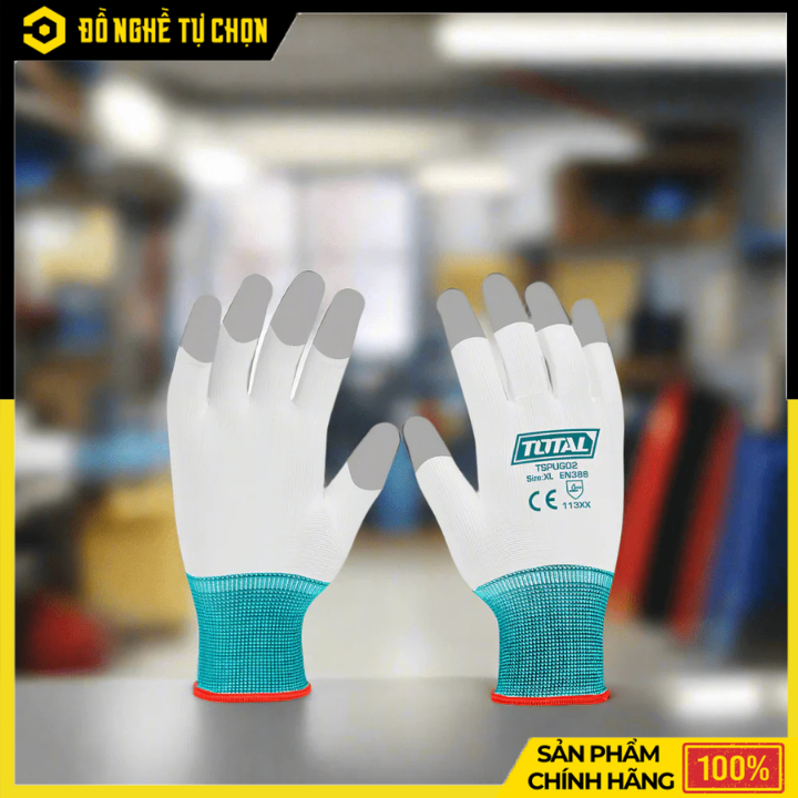 Găng Tay Phủ PU Size XL Total TSPUG02 | Hàng Chính Hãng, Có VAT