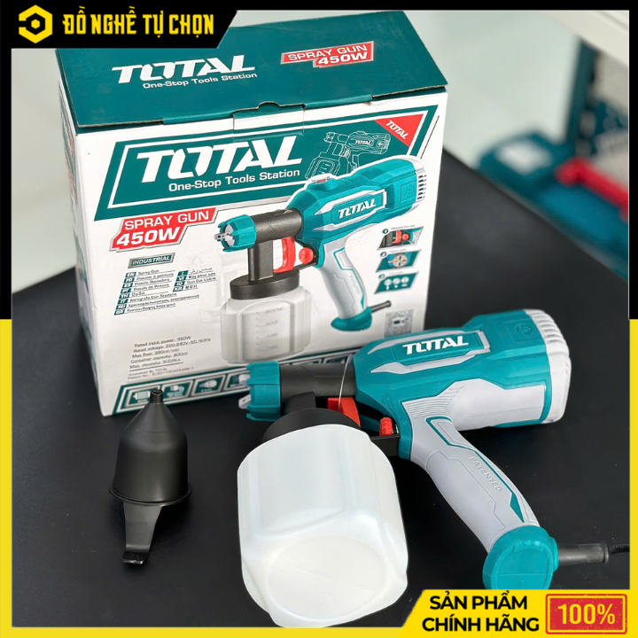 Máy phun sơn hiệu Total TT3506 cs 450W