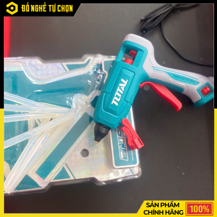 Máy Bắn Keo Total TT401116 – 45W – Kèm 8 Que Keo – Hàng Chính Hãng Có VAT