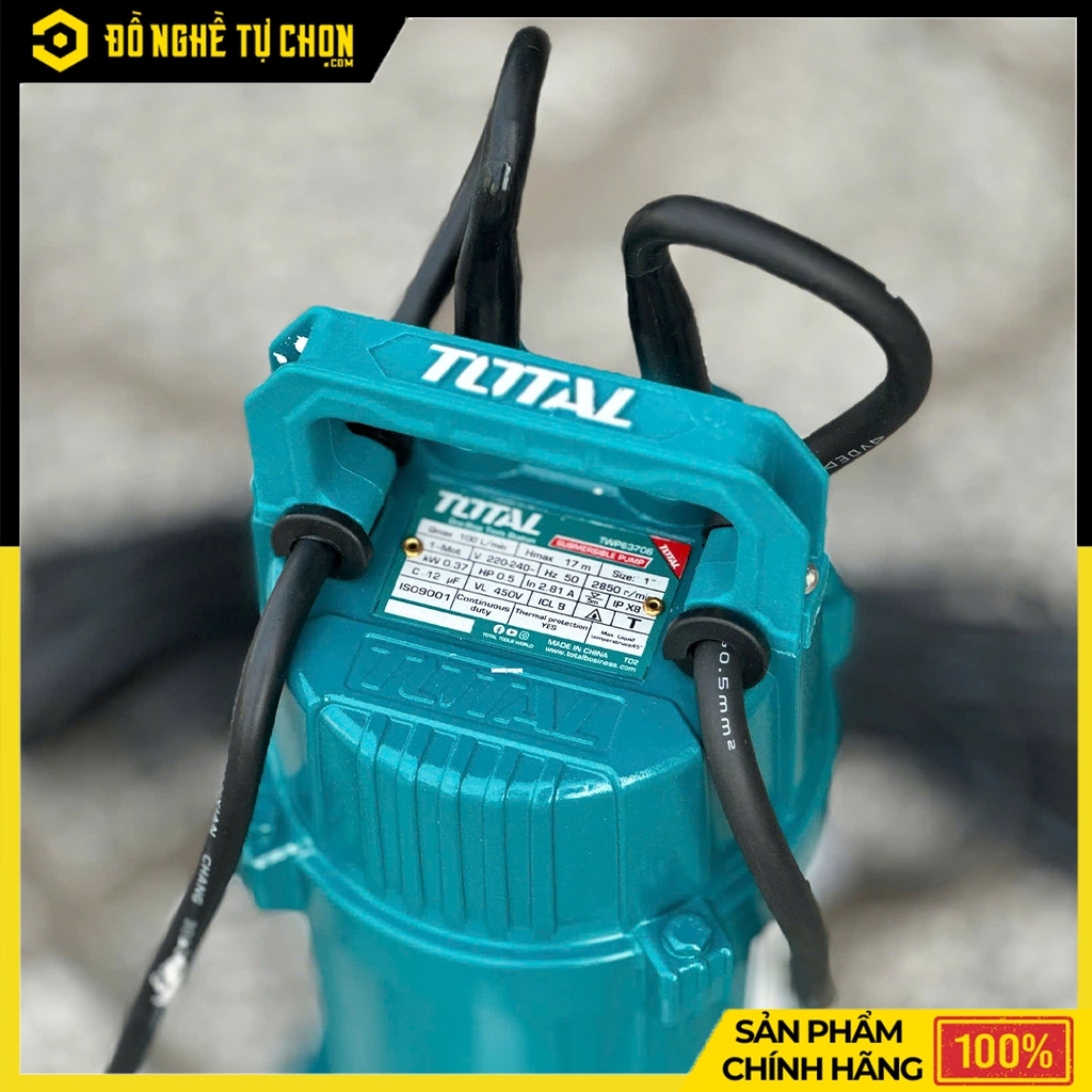 Máy bơm chìm nước sạch hiệu Total TWP63706 cs 370W (0.5HP)
