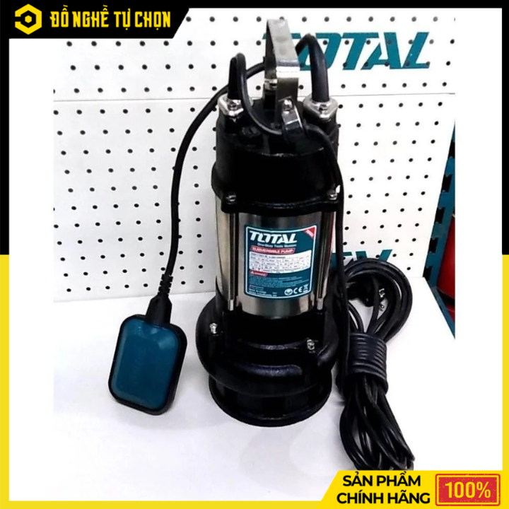 Máy Bơm Chìm Nước Thải 750W Total TWP775016 – Công Suất Mạnh Mẽ, Bền Bỉ, Hoạt Động Ổn Định – Hàng Chính Hãng, Có VAT