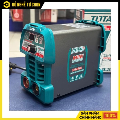 Máy Hàn MMA Inverter 130A Total TW213049 – Màn Hình LED, Chống Dính | Hàng Chính Hãng, Có VAT