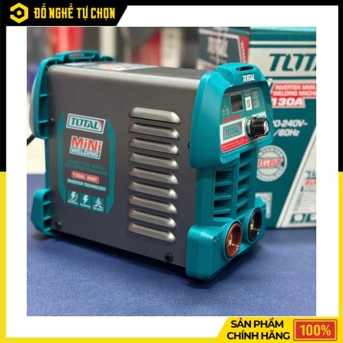 Máy Hàn MMA Inverter 130A Total TW213049 – Màn Hình LED, Chống Dính | Hàng Chính Hãng, Có VAT