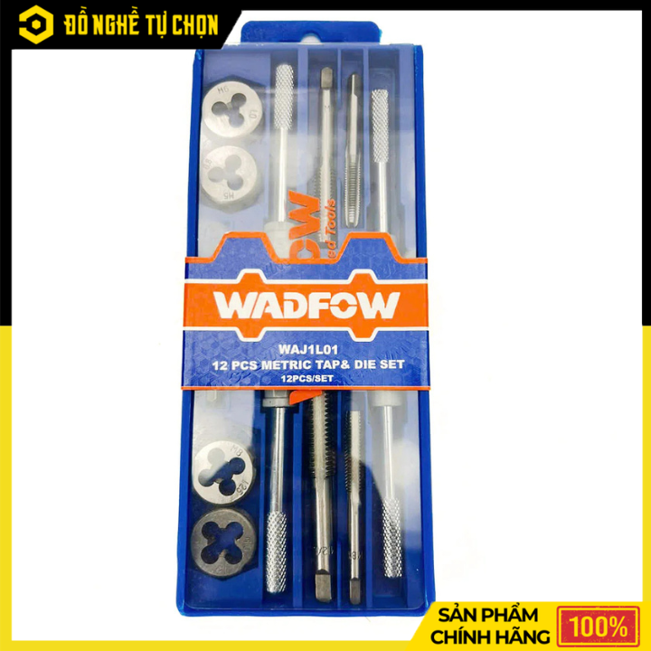Bộ 12 Chi Tiết Taro Ren Wadfow WAJ1L01 Gia Công Ren Chính Xác, Thép Hợp Kim Bền Bỉ, Đa Kích Cỡ | Hàng Chính Hãng, Có VAT