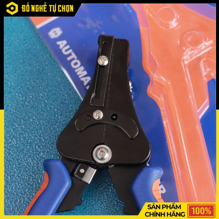 Kềm Tuốt Dây Tự Động Wadfow WBQ9601 – 7 inch – Tuốt, Cắt & Uốn Dây 0.5–6mm² – Hàng Chính Hãng Có VAT