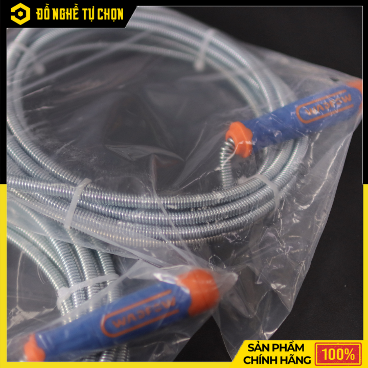 Dây lò xo thông cống 9mmx10m WADFOW WDD2310 – Giải pháp thông tắc ống hiệu quả, bền bỉ -  Hàng Chính Hãng Có VAT