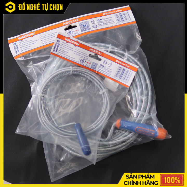Dụng Cụ Thông Tắc Đường Ống 9mm x 5m Wadfow WDD2305 – Hàng Chính Hãng Có VAT