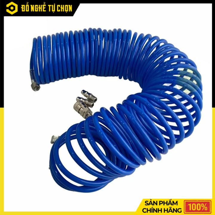 Dây Hơi Xoắn 15m Có Đầu Nối Nitto Wadfow WQG1915-3 | Hàng Chính Hãng, Có VAT