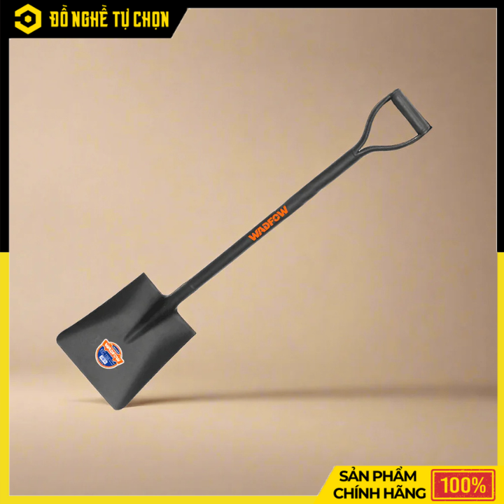 Xẻng Vuông Cán Kim Loại Wadfow WSE3314 Dài 1000mm – Đào Xúc Bền Bỉ, Chắc Chắn | Hàng Chính Hãng, Có VAT