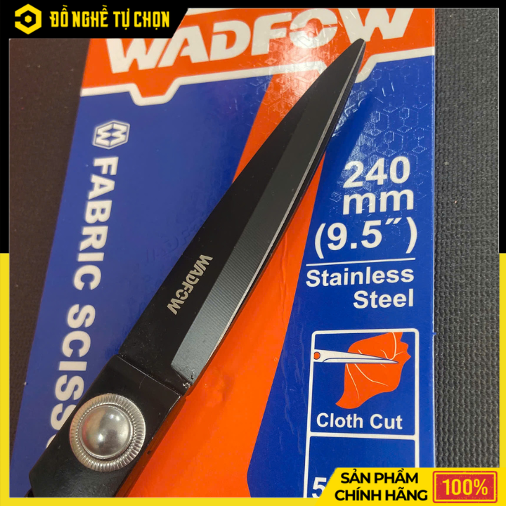 Kéo cắt vải Wadfow WSX5602 – 240mm (9.5”) – Thép không gỉ – Tay cầm hợp kim – Hàng Chính Hãng Có VAT
