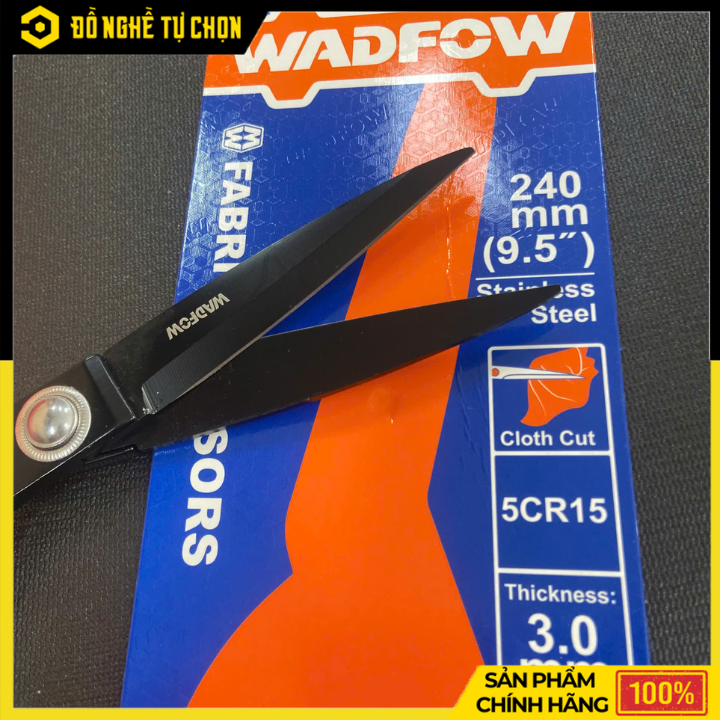 Kéo cắt vải Wadfow WSX5602 – 240mm (9.5”) – Thép không gỉ – Tay cầm hợp kim – Hàng Chính Hãng Có VAT
