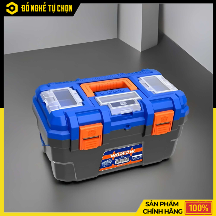 Thùng Đựng Đồ Nghề Wadfow WTB3313 13 Inch Khóa Kim Loại – Gọn Nhẹ, Chắc Chắn, Tiện Dụng Hàng Chính Hãng, Có VAT