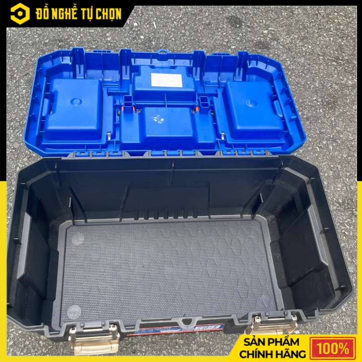 Hộp Nhựa Đựng Dụng Cụ Wadfow WTB3316 16 Inch Khóa Kim Loại – Chắc Chắn, Chịu Tải Cao Hàng Chính Hãng, Có VAT