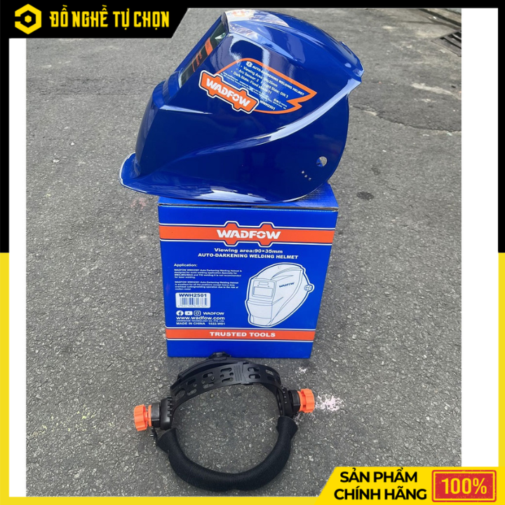 Mặt Nạ Hàn Tự Động 90x35mm Wadfow WWH2501 – 2 Cảm Biến, Chống Tia UV/IR | Hàng Chính Hãng, Có VAT