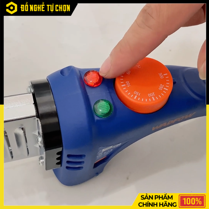 Máy Hàn Ống Nhựa Wadfow WWM1L15 Công Suất 800W, Nhiệt Độ 300°C, Kèm 3 Đầu Hàn 20-25-32mm | Hàng Chính Hãng, Có VAT