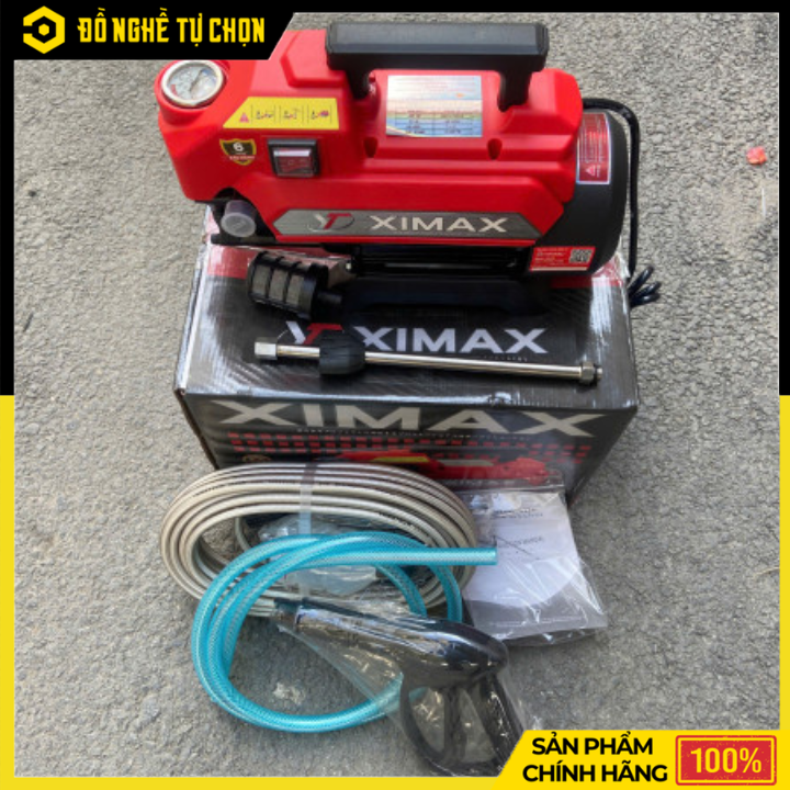 Máy Rửa Xe Ximax X2323R 2300W – Áp Lực Mạnh, Tự Hút Nước, Vệ Sinh Xe Và Sân Vườn Nhanh Chóng | Hàng Chính Hãng, Có VAT