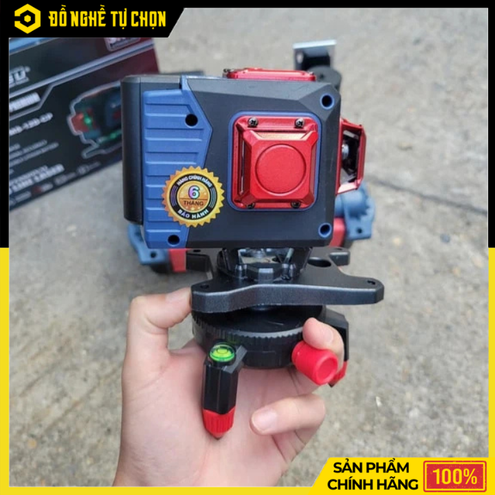 Máy Cân Mực Laser Xanh 360° Yamasu YMS-12DCP – 2 Tia Đứng + 1 Tia Ngang – Cảm Ứng, Có Remote | Hàng Chính Hãng Có VAT