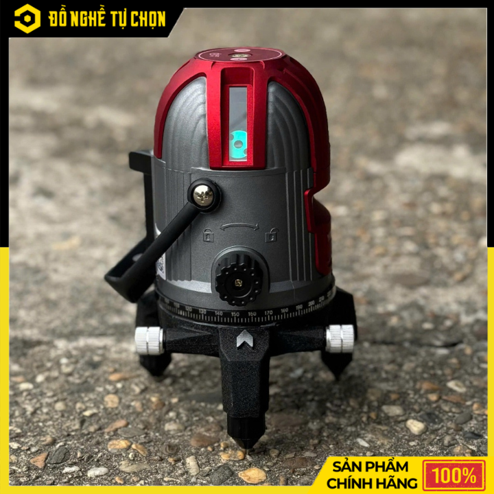 Máy Cân Mực Laser 5 Tia Xanh Yamasu YMS-155G2 Chip SHARP Siêu Sáng 25m | Hàng Chính Hãng, Có VAT