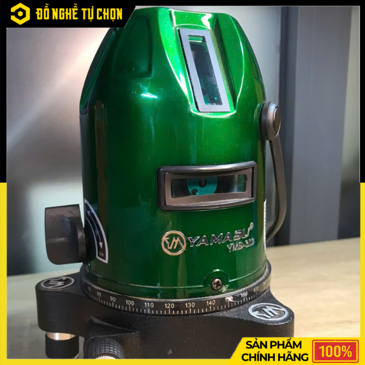 Máy Cân Mực Laser 5 Tia Xanh Yamasu YMS-303G2 Có Remote Chính Xác Cao | Hàng Chính Hãng, Có VAT
