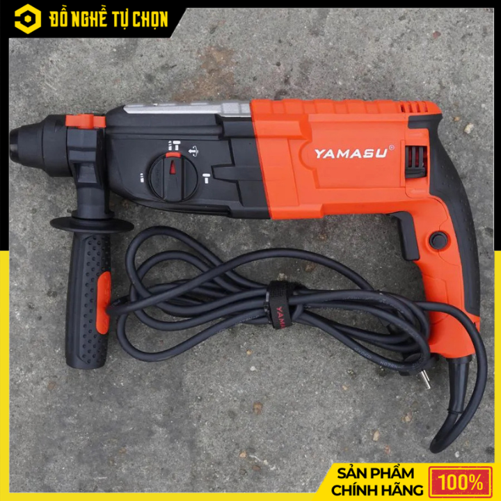 Máy Khoan Bê Tông Đảo Chiều Yamasu YMS-KBT26A01G2 800W 3 Chức Năng Khoan Đục Mạnh Mẽ – Hàng Chính Hãng, Có VAT
