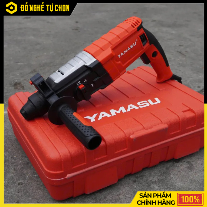 Máy Khoan Bê Tông Đảo Chiều Yamasu YMS-KBT26A01G2 800W 3 Chức Năng Khoan Đục Mạnh Mẽ – Hàng Chính Hãng, Có VAT