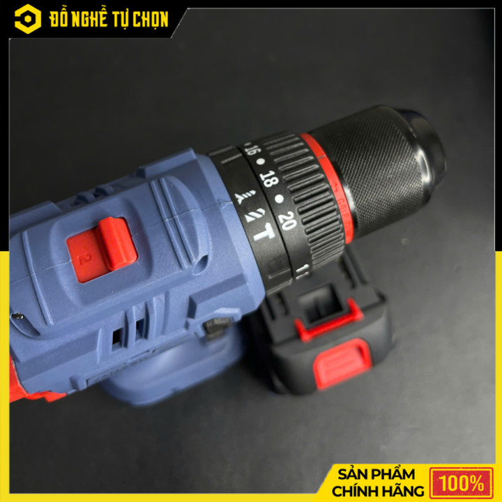 Máy Khoan Vít Pin 21V YAMASU YMS-M13 – Không Chổi Than – Lực Siết 70Nm – 20 Cấp Siết – Đầu Kẹp Ø13mm – 2 Pin – Hàng Chính Hãng Có VAT