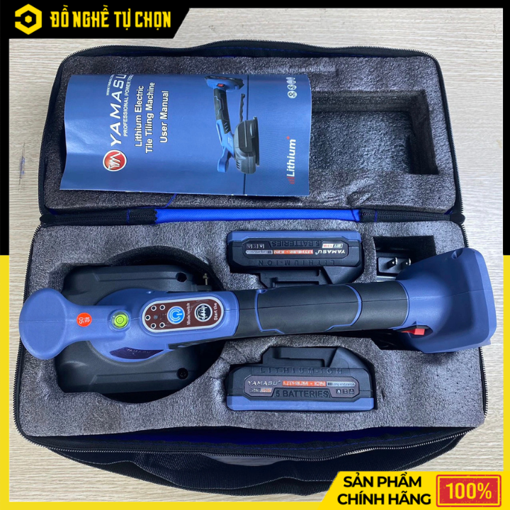 Máy Hít Rung Gạch Pin 21V Yamasu YMS-M200RG Lực Hút 200kg Siêu Khỏe | Hàng Chính Hãng, Có VAT