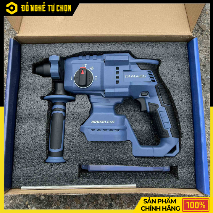 [THÂN] Máy Khoan Bê Tông Pin 3 Chức Năng Yamasu YMS-MBT26P 2.8J Mạnh Mẽ | Hàng Chính Hãng, Có VAT